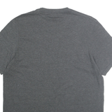 ADIDAS Mens Grey Graphic Logo Modern T-Shirt L Short Sleeve Crew Neck