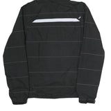 ASICS Mens Black Jacket L Polyester Plain Lightweight Hooded Zip