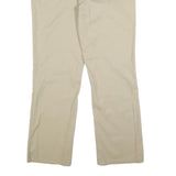 DICKIES Womens Regular Beige Cotton Blend Trousers W34 L31 Classic Straight Zip