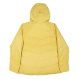 THE NORTH FACE Womens Yellow Bomber Jacket XL Polyester Blend Plain Lightweight