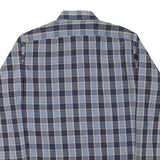 LEE Mens Blue & Beige Checked Shirt L Casual Button Down Long Sleeve