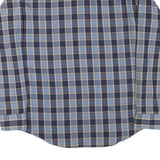 LEE Mens Blue & Beige Checked Shirt L Casual Button Down Long Sleeve