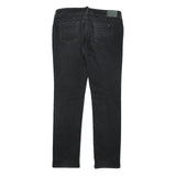 MELTIN POT Womens Jeans Black Slim Skinny Denim W32 L30 Stylish Zip Closure