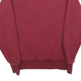 ELLESSE Mens Maroon Crew Neck Sweatshirt S Cotton Blend Pullover Casual