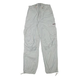 TEDDYS Mens Relaxed Polyester Blend Grey Cargo Trousers W27 L31 Casual Workwear