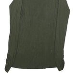 REPLY Womens Green Plain Pullover Round Neck Basic Knit S Lightweight Jumper