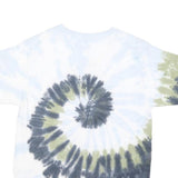 PINK FLOYD Womens Blue & Green Tie Dye Graphic T-Shirt M Short Sleeve Crew Neck