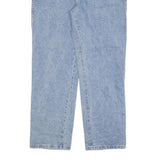 WRANGLER Mens Jeans Blue Regular Straight Denim Light W35 L31 Classic Zip