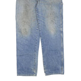 DICKIES Mens Blue Regular Fit Straight Leg Denim W38 L34 Workwear Zip Jeans