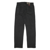 WRANGLER Mens Classic Black Denim Jeans W29 L28 Zip Closure