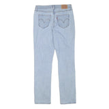 LEVI'S Womens Regular Fit Light Blue Denim Jeans W28 L29 Classic Zip Closure