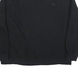 STARTER Womens Black Crew Neck L Cotton Blend Classic Logo Sweatshirt