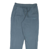 PUMA Mens Joggers Blue Cotton Blend Regular Tapered M W30 L30 Comfort Casual