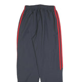 ADIDAS Mens Joggers Navy Blue & Red Slim Tapered S W26 L30 Track Pants