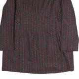 Womens Red & Green Plain Jacket L Polyester Classic Relaxed Fit Long Sleeve