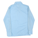 DONEGAL Mens Blue Shirt L Classic Polyester Blend Long Sleeve Button Closure
