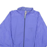 JEAN LEDUC SPORT Womens Blue Nylon Zip Jacket UK 12 Sportswear Light Weight