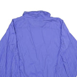 JEAN LEDUC SPORT Womens Blue Nylon Zip Jacket UK 12 Sportswear Light Weight
