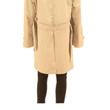 PKZ Mens Beige Cotton Blend Classic Jacket L Button Plain Long Sleeve