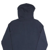 CHAMPION Womens Navy Blue University Of California Davis Half Zip Hoodie S