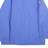 ALL GLOW ESCAPE Mens Blue Cotton Blend Zip Jacket S Casual Outerwear Style