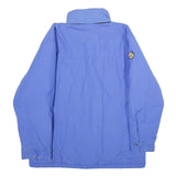 ALL GLOW ESCAPE Mens Blue Cotton Blend Zip Jacket S Casual Outerwear Style