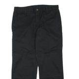 CARHARTT Mens Cotton Blend Black Regular Straight Trousers W38 L30 Workwear