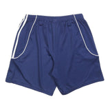 ADIDAS Mens Shorts Blue White Stripe Regular L W30 Sports Training Casual