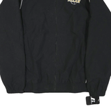 RUSSELL ATHLETIC Mens Black Milan Zip Jacket XL Polyester Blend Plain Sportswear