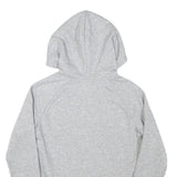 ADIDAS Girls Grey Hoodie XS Cotton Blend Casual Sweatshirt