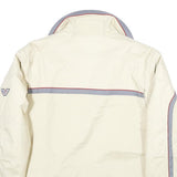 PHENIX Mens Cream & Grey Zip Jacket S Polyester Casual Outdoor Lightweight