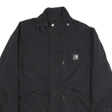 CARHARTT Mens Black S Nylon Jacket Zip Coat Casual Workwear S