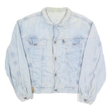 LEE COOPER Mens Blue Denim Button Jacket L Cotton Classic Casual Lightweight