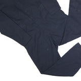 DICKIES Mens Navy Blue Cotton Blend Dungarees XL W32 L14 Workwear Relaxed Fit