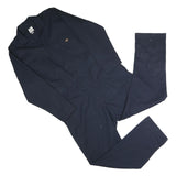DICKIES Mens Navy Blue Cotton Blend Dungarees XL W32 L14 Workwear Relaxed Fit
