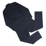 DICKIES Mens Navy Blue Cotton Blend Dungarees XL W32 L14 Workwear Relaxed Fit