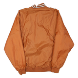 XTREME FANZ Mens Orange Reversible Zip Jacket M Polyester Plain Varsity Style