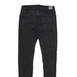 BENCH Mens Slim Black Jeans Denim W32 L34 Stylish Zip Closure Stretch Fit
