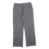 CHIEMESEE Womens Jeans Grey Regular Straight Denim W30 L28 Casual Zip Cotton