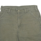 CARHARTT Mens Shorts Green Casual Cotton M W32 Pocket Detail Workwear