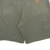 CARHARTT Mens Shorts Green Casual Cotton M W32 Pocket Detail Workwear