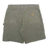 CARHARTT Mens Shorts Green Casual Cotton M W32 Pocket Detail Workwear