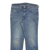 LEVI'S Mens 541 Relaxed Blue Denim Raw W32 L30 Cotton Blend Zip Jeans Casual Fit
