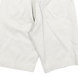 LEVI'S Mens White Denim Casual Shorts S W29 Button Fly Summer Wear