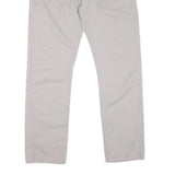 DICKIES Mens Cotton Blend Beige Regular Fit Straight Leg Trousers W34 L30