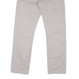 DICKIES Mens Cotton Blend Beige Regular Fit Straight Leg Trousers W34 L30
