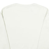 VANS Mens White Crew Neck XS Sweatshirt Cotton Blend Pullover Off The Wall