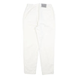 Womens White Regular Fit Straight Leg Denim Cotton Blend Jeans W28 L30 Casual