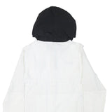 NIKE Mens White & Black El Toro Cross Country Track Jacket M Polyester Blend Zip