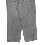 LEVI'S 412 Womens Jeans Grey Regular Straight Denim W36 L26 Classic Button Fly